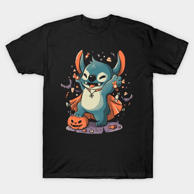 Spooky Candy Experiment  - Halloween Cute Cartoon Gift T-Shirt by eduely